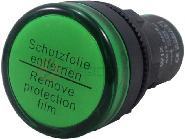 Đèn báo pha Led 220VAC màu xanh